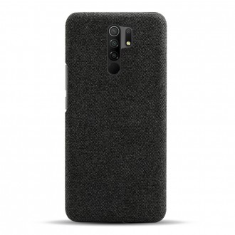 Zadní látkový PC kryt na telefon Xiaomi Redmi 9 černý