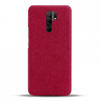 Zadní látkový PC kryt na telefon Xiaomi Redmi 9 červený